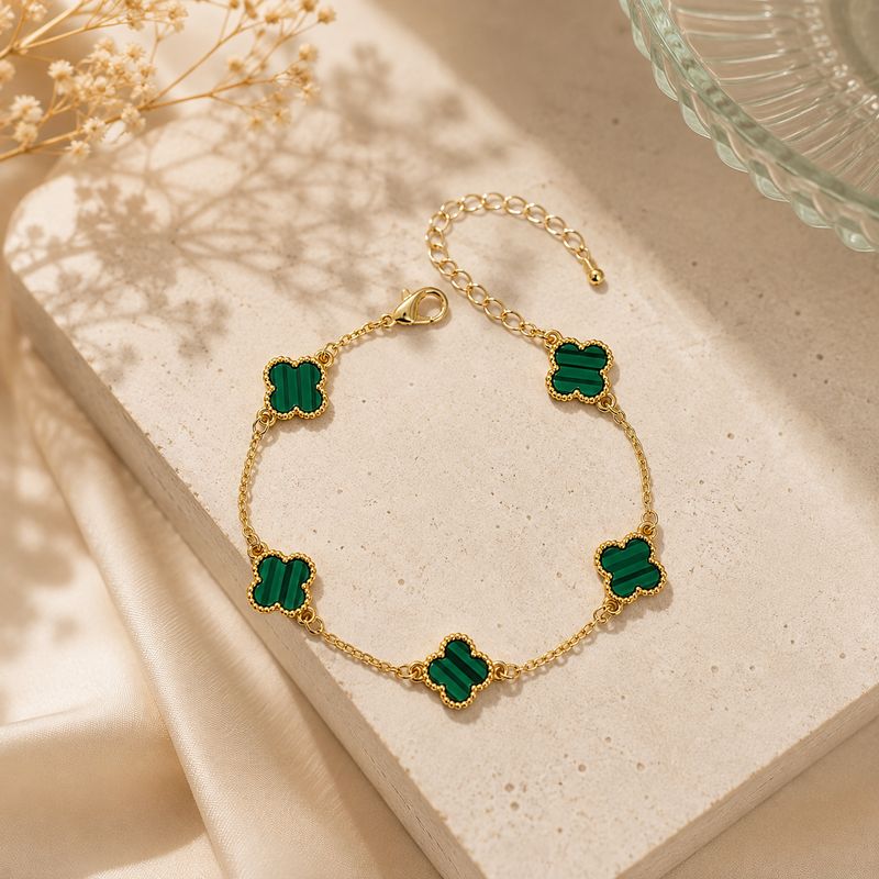 Green Clover Bracelet Green Clover Bracelet