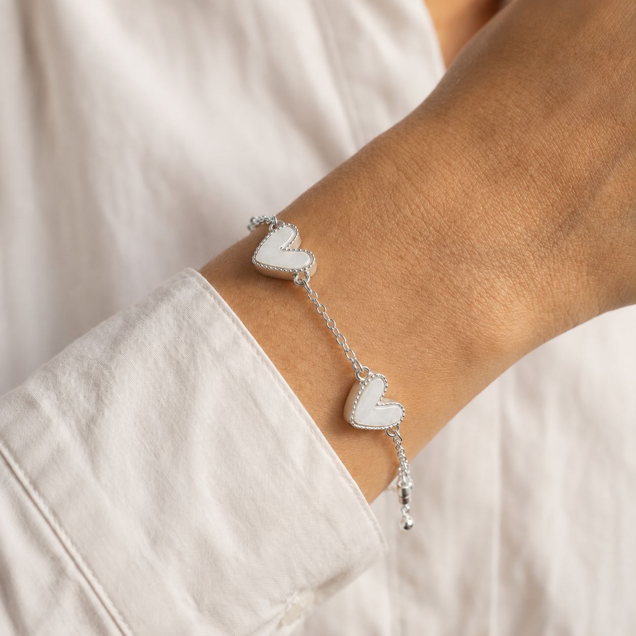 Silver Heart Bracelet Silver Heart Bracelet