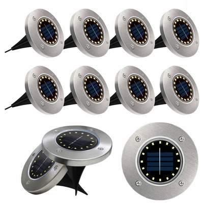 Lampa solarna 16 LED najazdowa gruntowa