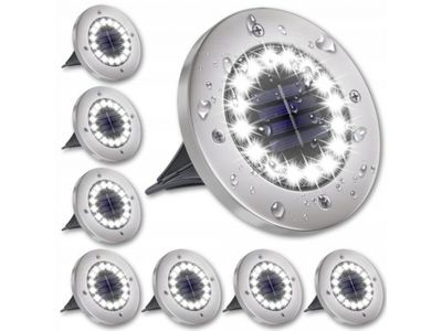 Lampa solarna 16 LED najazdowa gruntowa