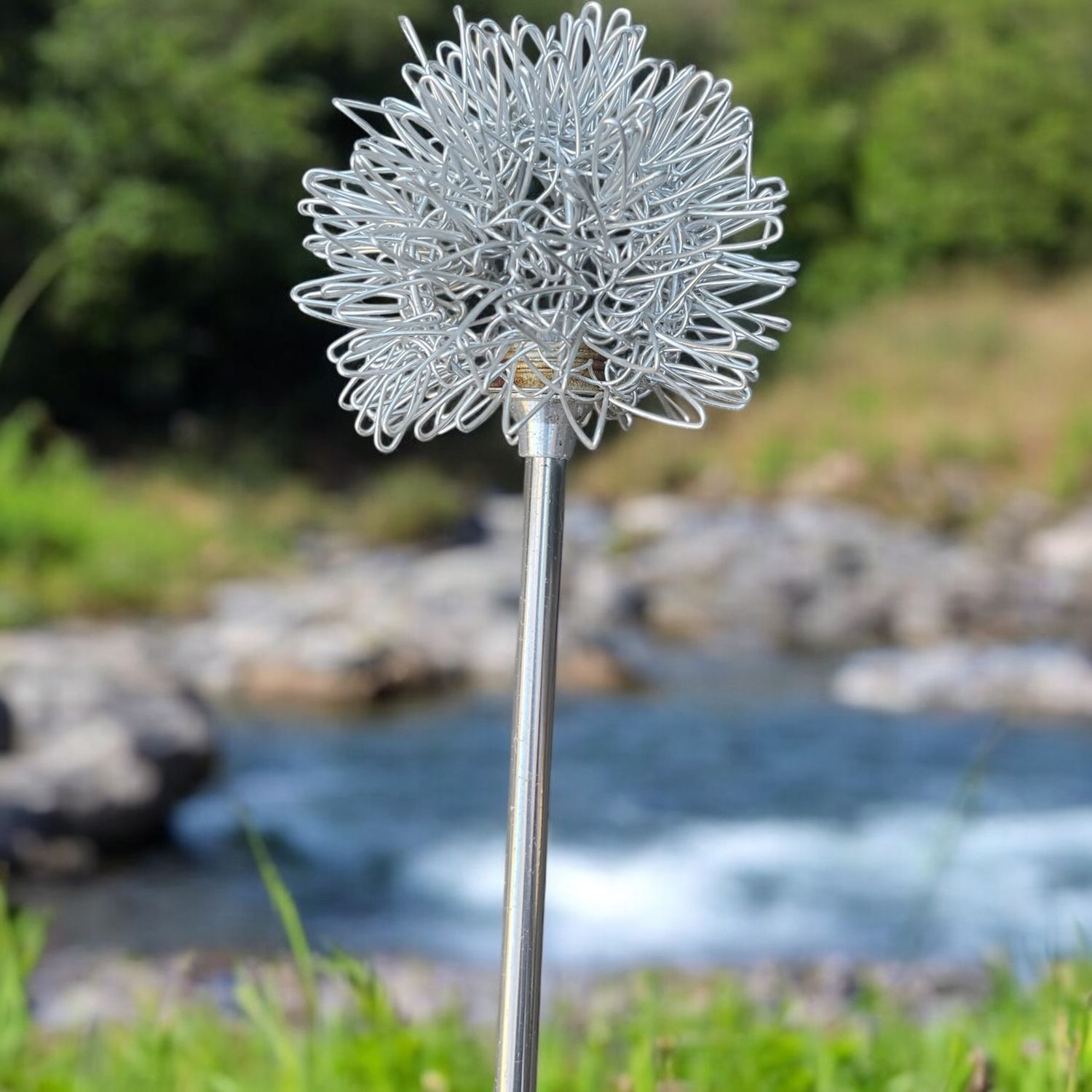 SOLARNA LAMPKA OGRODOWA KWITNĄCY CZOSNEK 75 CM