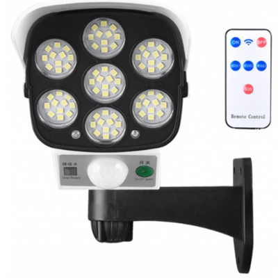 LAMPA SOLARNA ATRAPA KAMERY LED