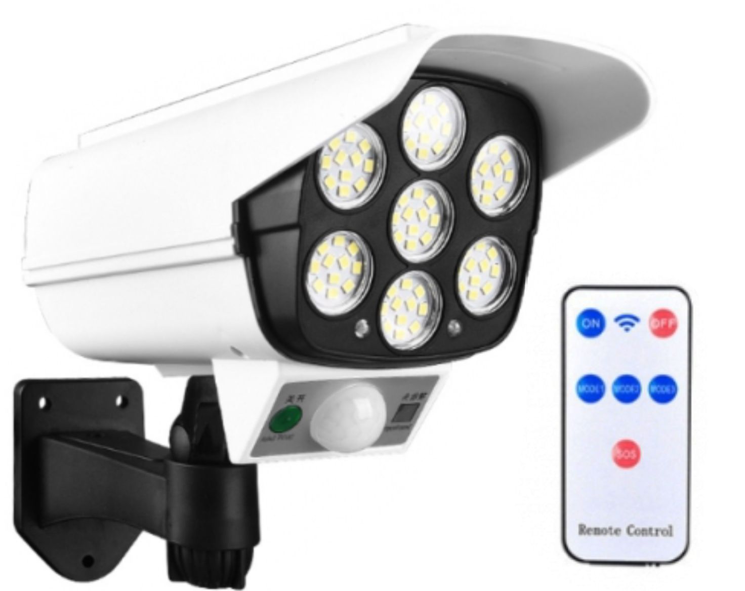 LAMPA SOLARNA ATRAPA KAMERY LED