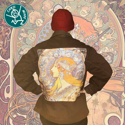 Veste style workwear Alfons Mucha Zodiac