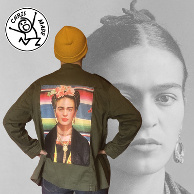 Veste kaki Frida Kahlo