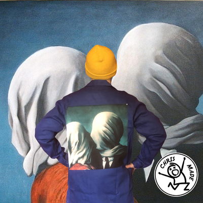 Bleu de travail René Magritte Les amants