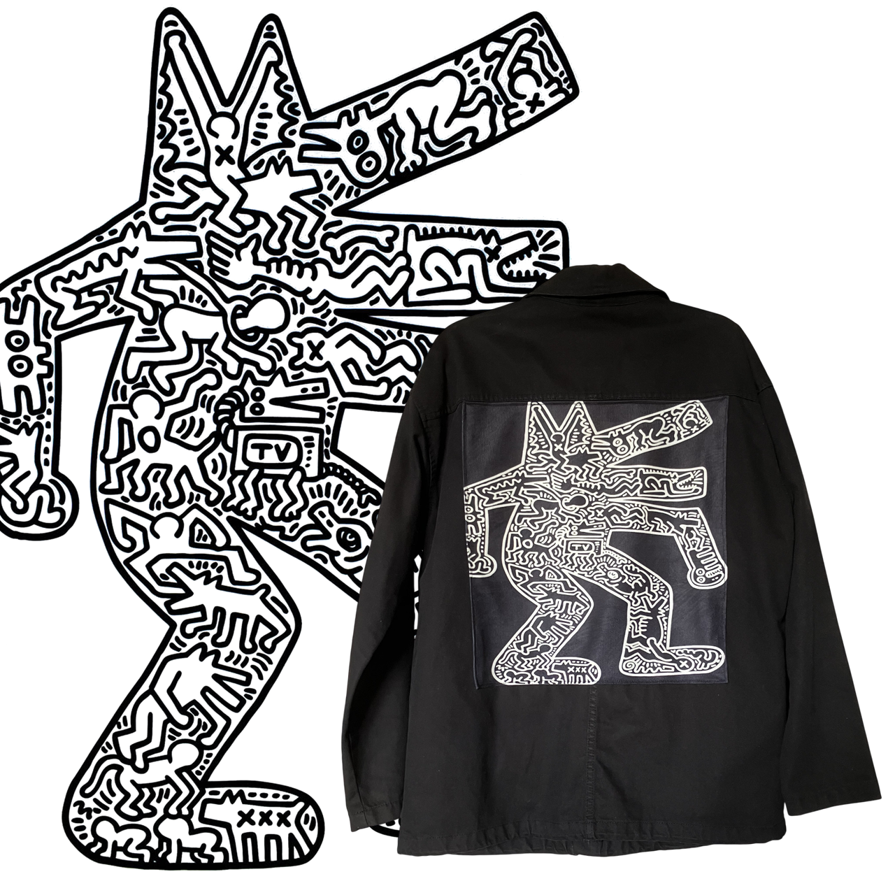 Veste Keith Haring Barking Dog