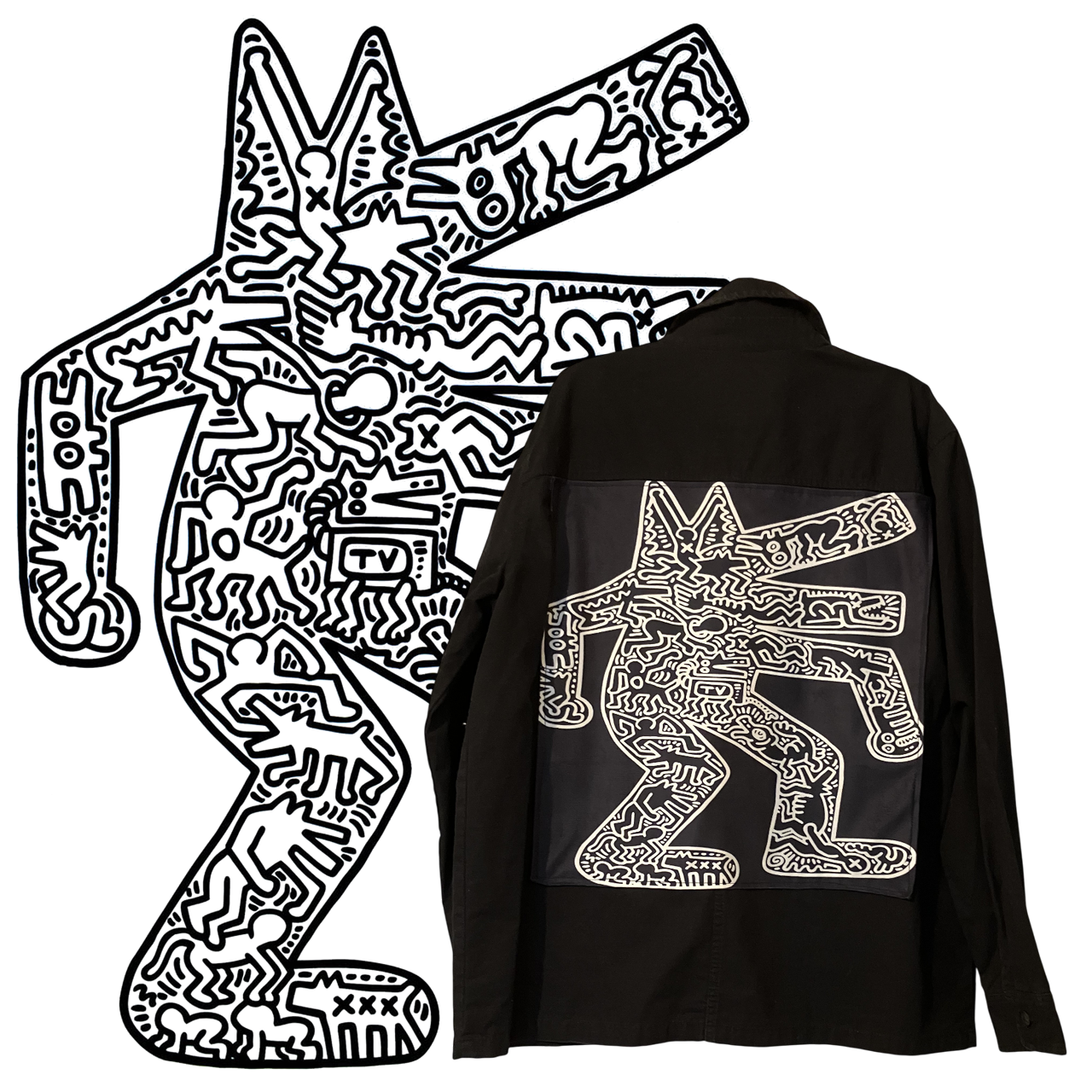 Veste Keith Haring Barking Dog