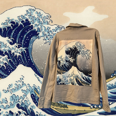 Veste Style workwear Hokusai La Grande Vague
