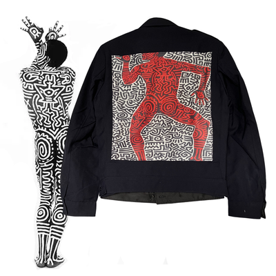 Blouson Keith Haring Body painting Bill T. Jones