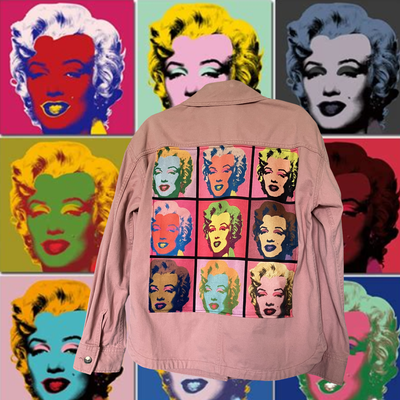 Veste style workwear Andy Warhol Marylin