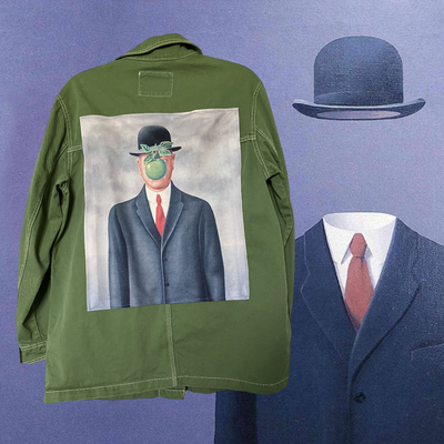 Veste Style workwear René Magritte