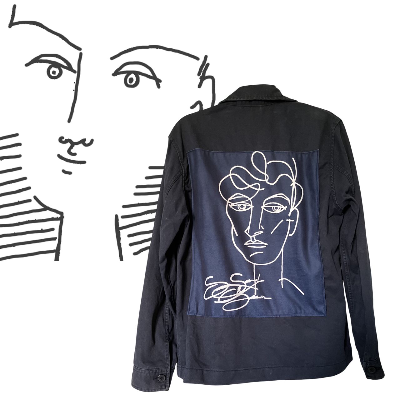 Veste Jean Cocteau: L&#39;art en toutes lettres