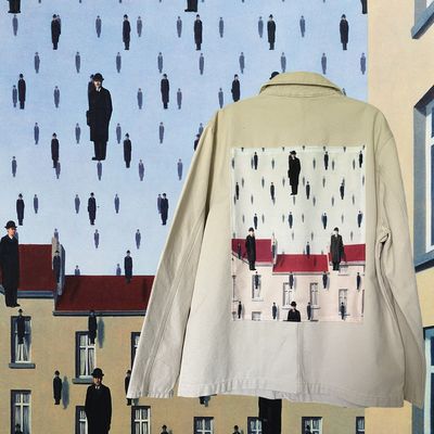 Veste style workwear René Magritte : Golconde