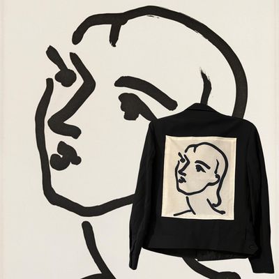 Blouson Henri Matisse Nadia aux cheveux lisses