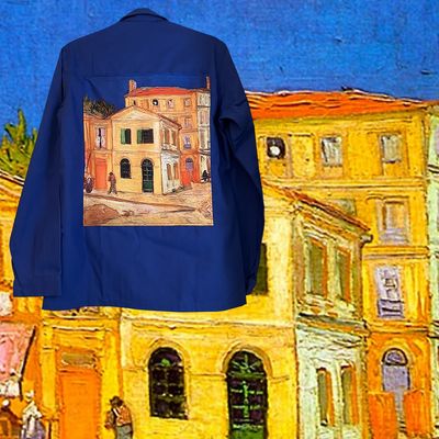 Bleu de travail Van Gogh La maison jaune