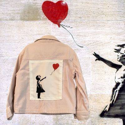 Veste Style workwear enfant Banksy Girl with balloon