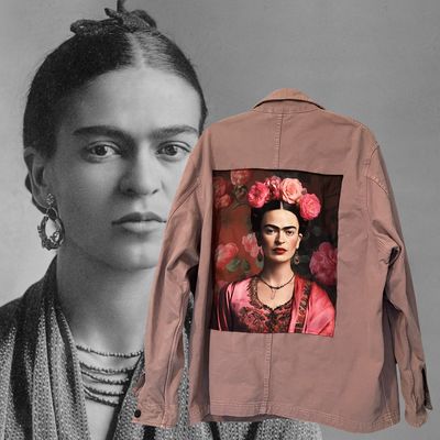 Veste Style workwear Frida Kahlo