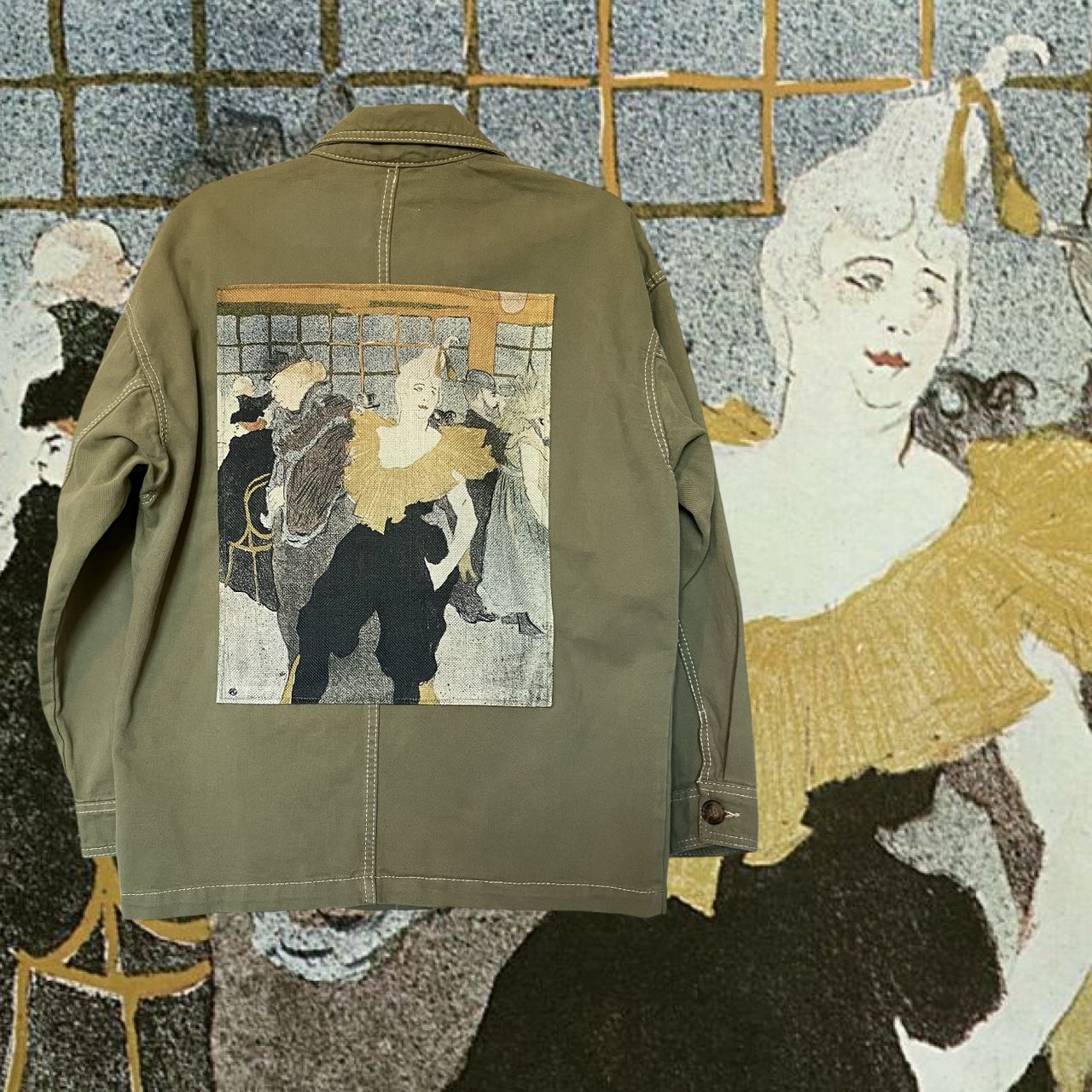 Veste Style workwear La Clownesse Toulouse-Lautrec