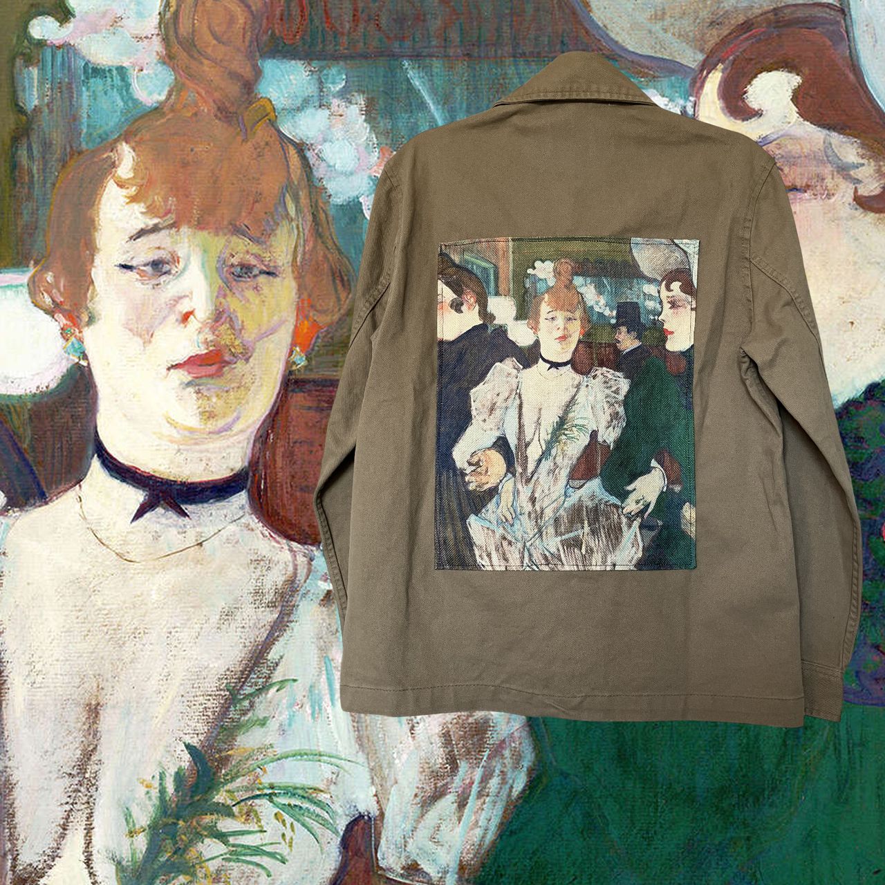 Veste Style workwear La Goulue Toulouse-Lautrec