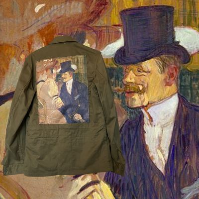 Veste kaki Toulouse-Lautrec Un anglais au Moulin Rouge