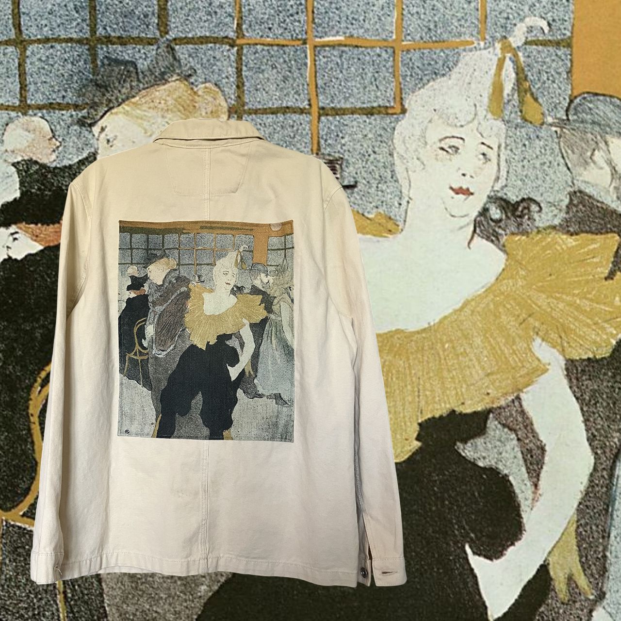 Veste Style workwear La Clownesse Toulouse-Lautrec