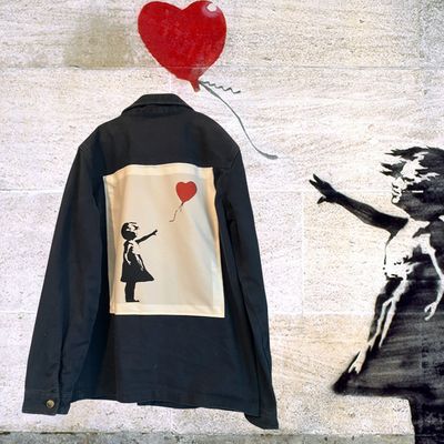 Veste Style workwear enfant Banksy Girl with balloon