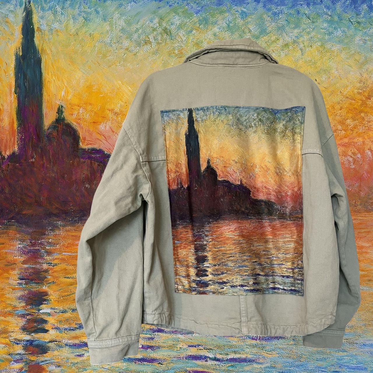 Veste Style workwear Monet Saint Georges Majeur au crépuscule