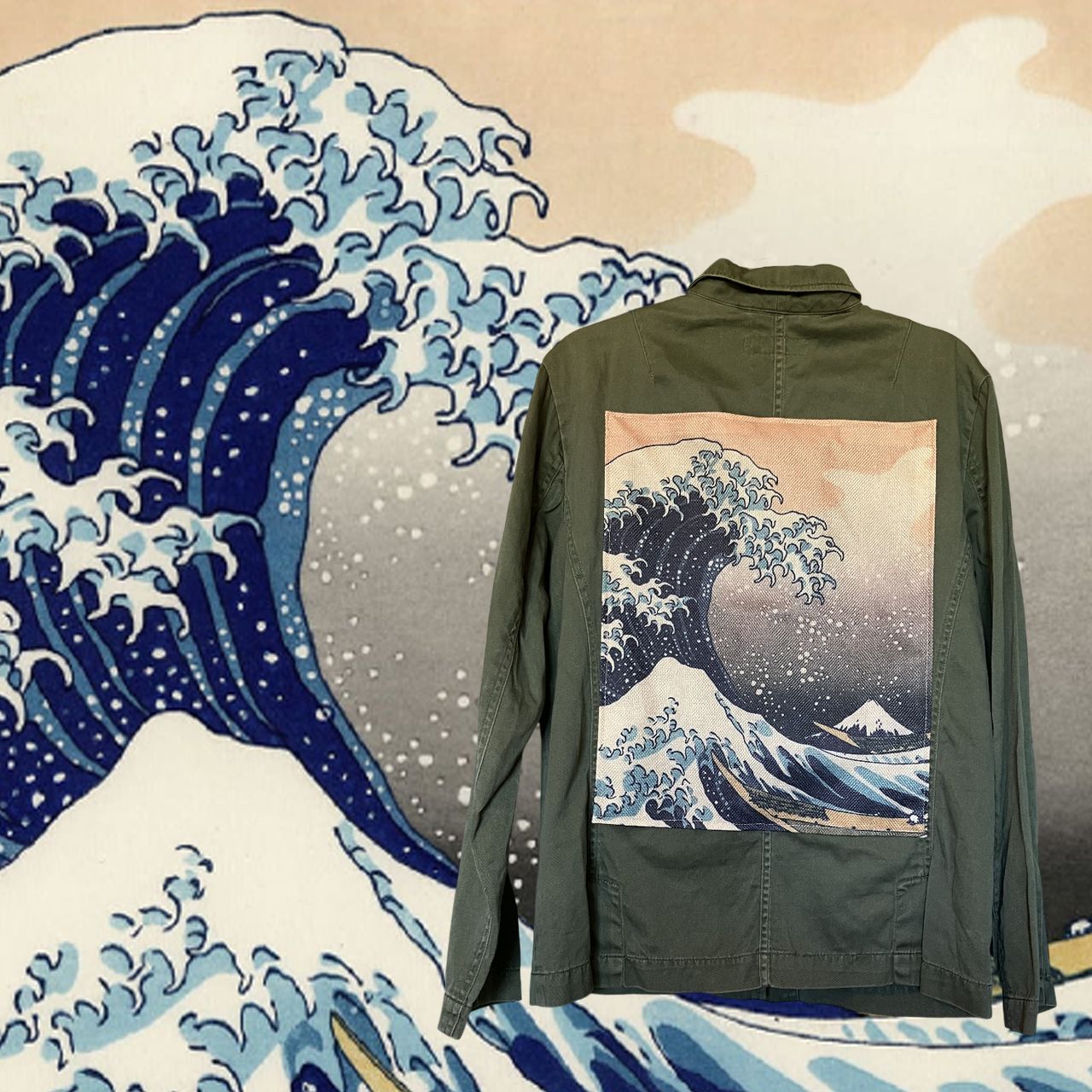 Veste Hokusai : L&#39;art de la grande vague
