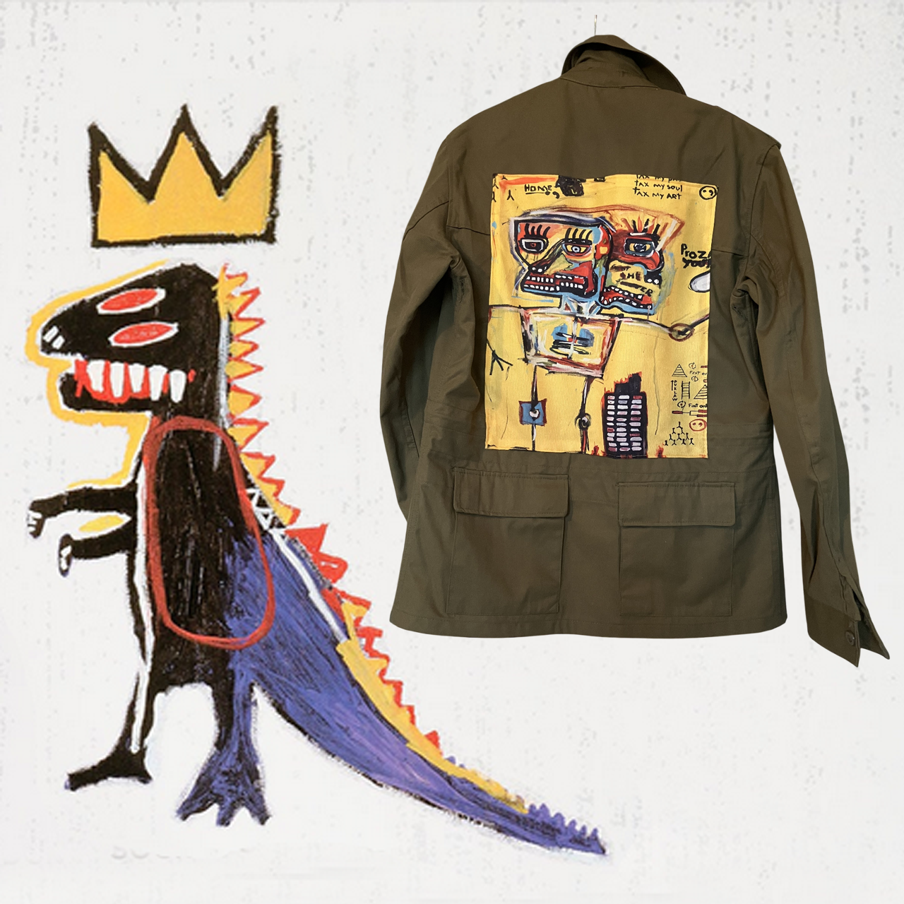 Veste Jean Michel Basquiat : La rage créative à l’état pur