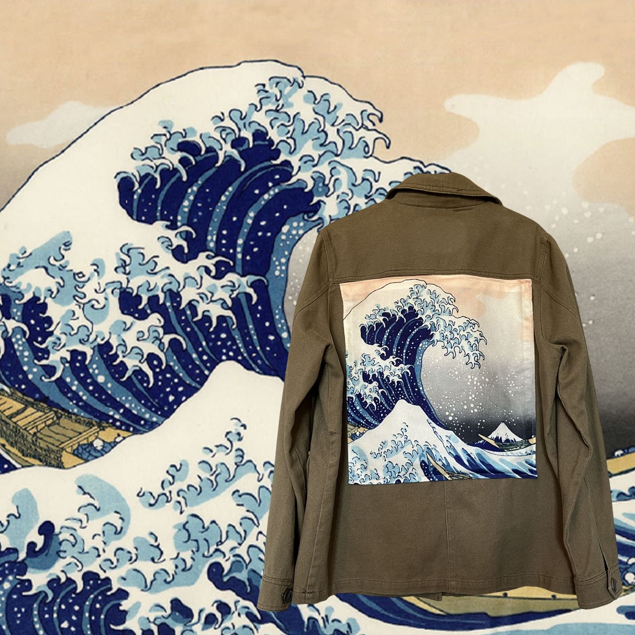 Veste Hokusai : L&#39;art de la grande vague