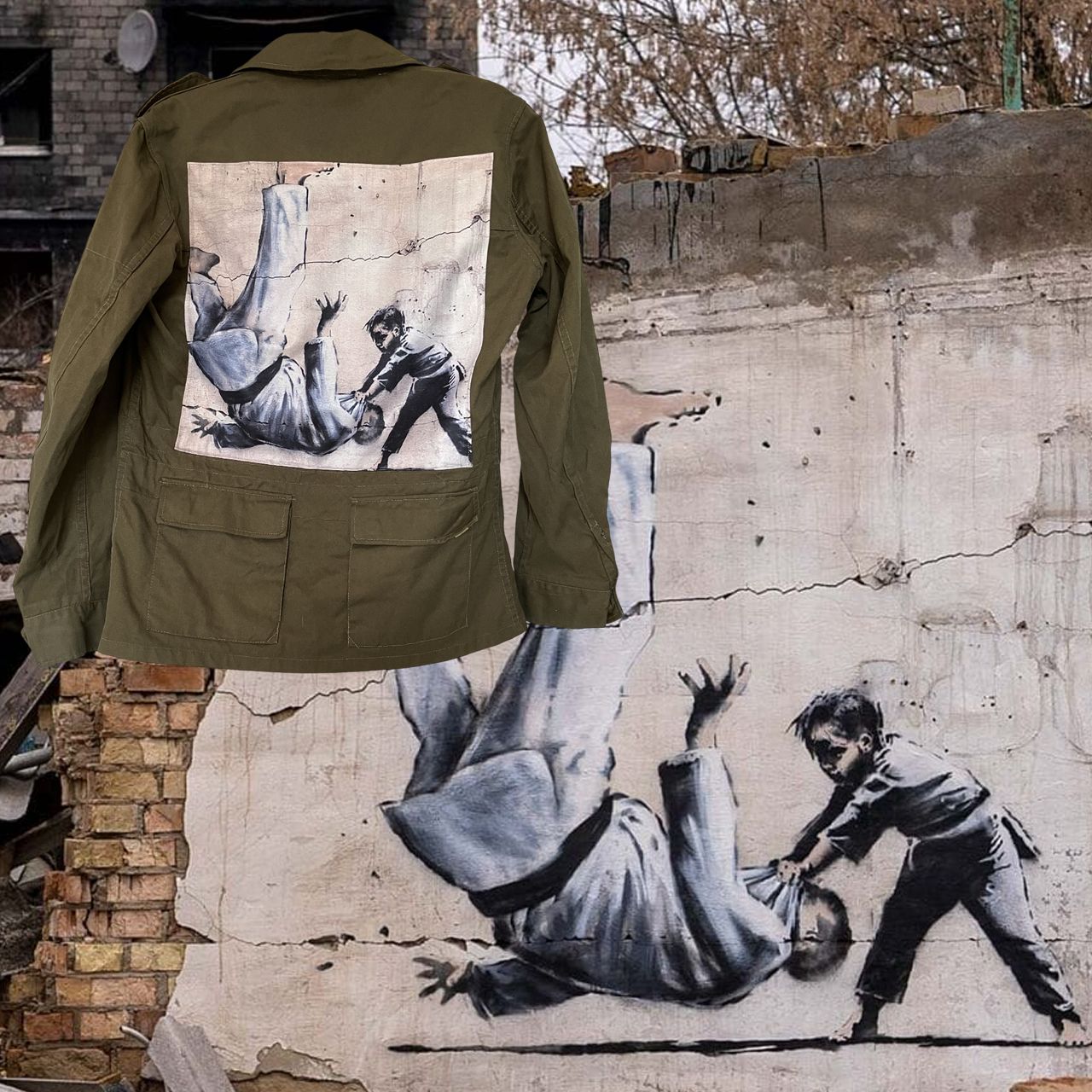 Veste Banksy : Le streetart sur vos épaules