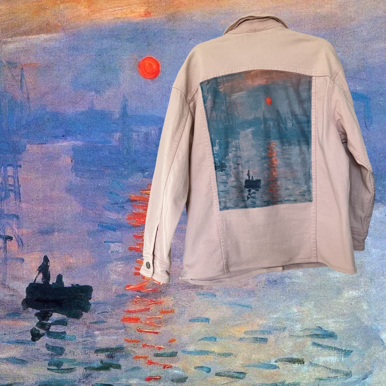 Veste Monet : Impression Soleil Levant
