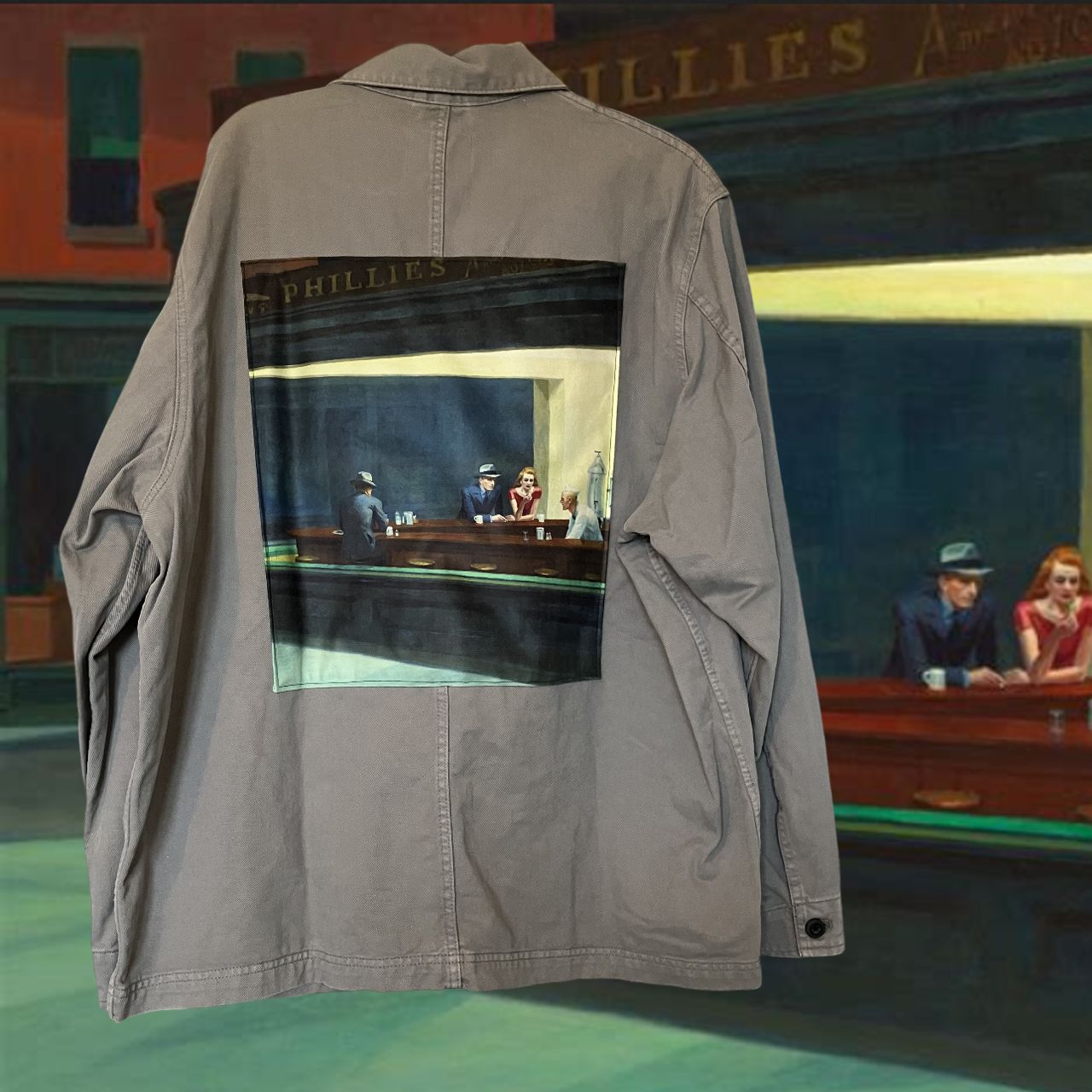 Veste Style workwear Edward Hopper : solitude et sophistication