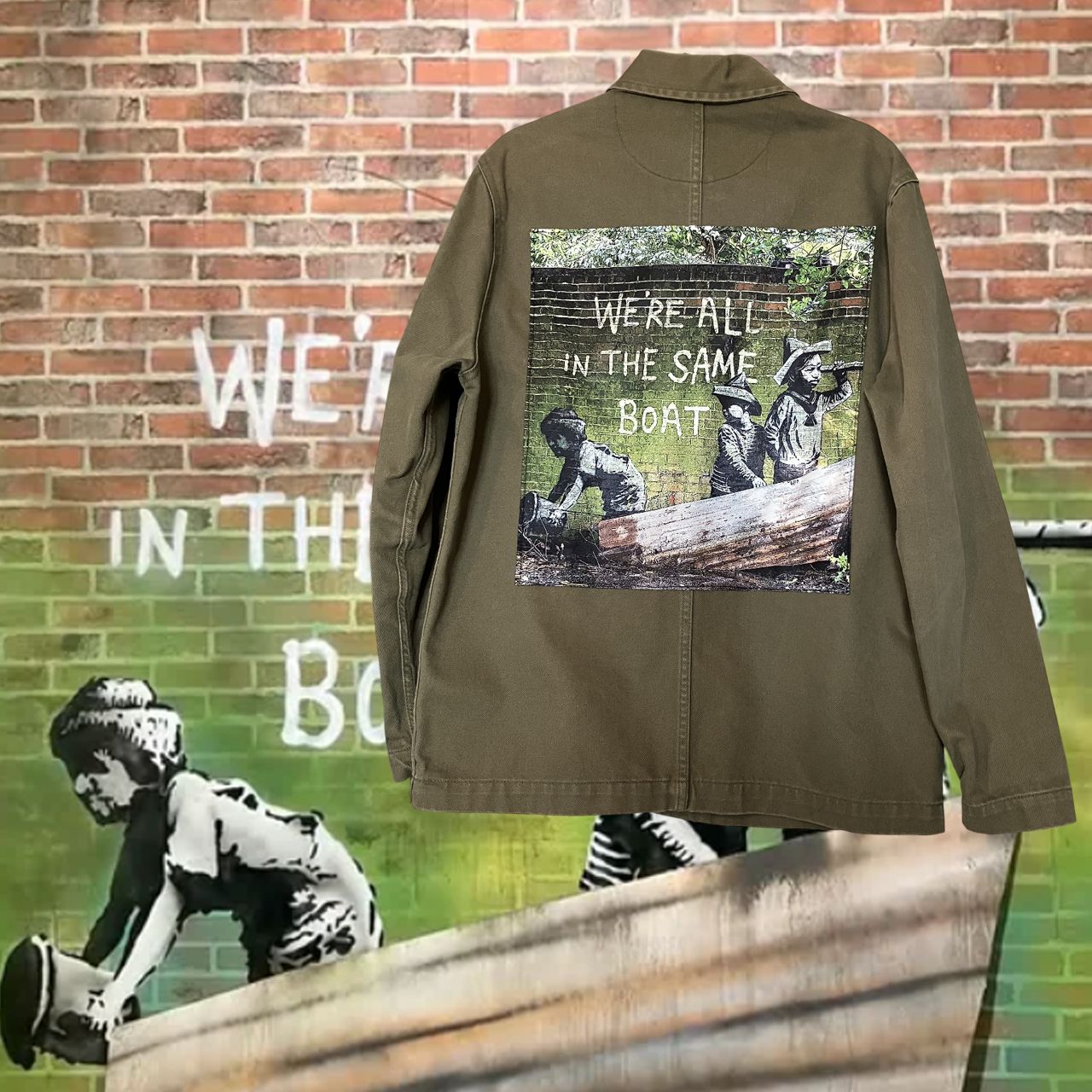 Veste Banksy : Le streetart sur vos épaules