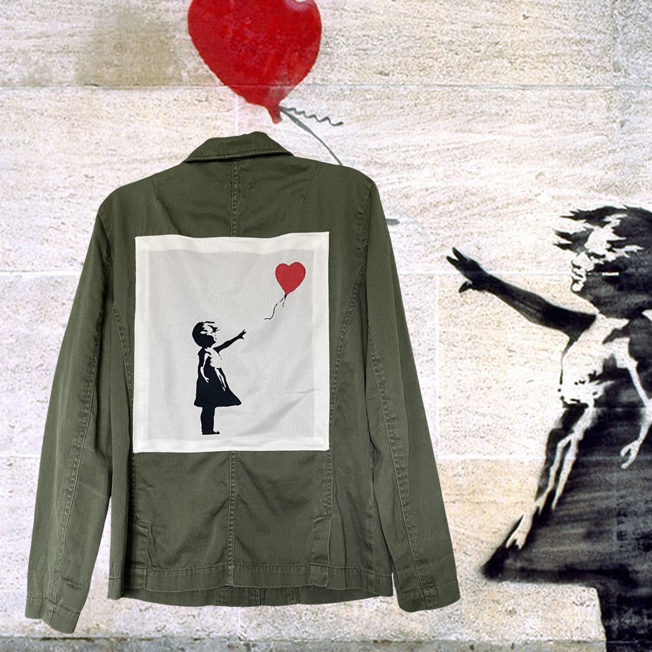 Veste Banksy: L&#39;art de la rue sur vos épaules​