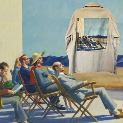Veste Style workwear Hopper : La lumière et le silence