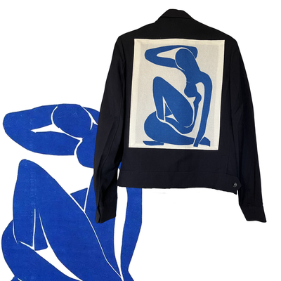 Blouson Matisse : l&#39;audace du bleu en mouvement