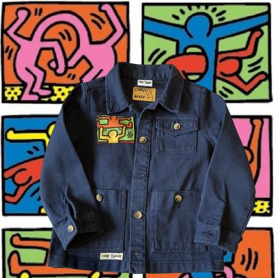 Veste bébé Keith Haring : Éveillez la créativité !