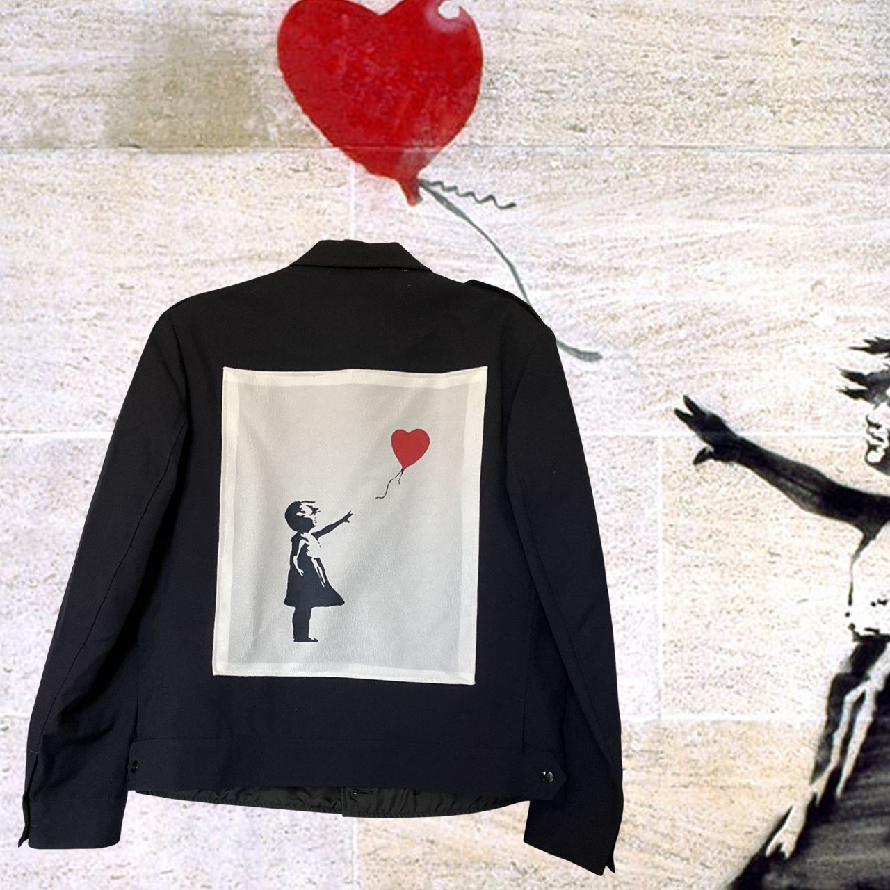 Blouson vintage Banksy : Le streetart sur vos épaules