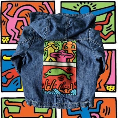 Veste bébé Haring : Éveillez la créativité dès le plus jeune âge !