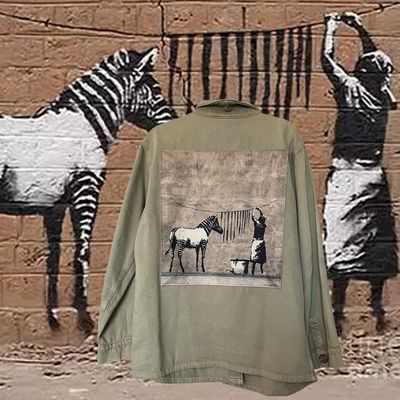Veste Banksy: L&#39;art de la rue sur vos épaules​