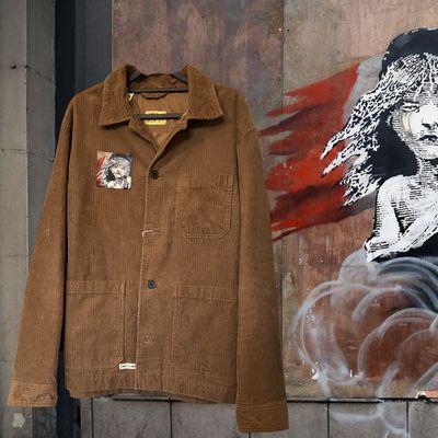 Veste velours workwear Banksy : L’art comme cri d’alerte