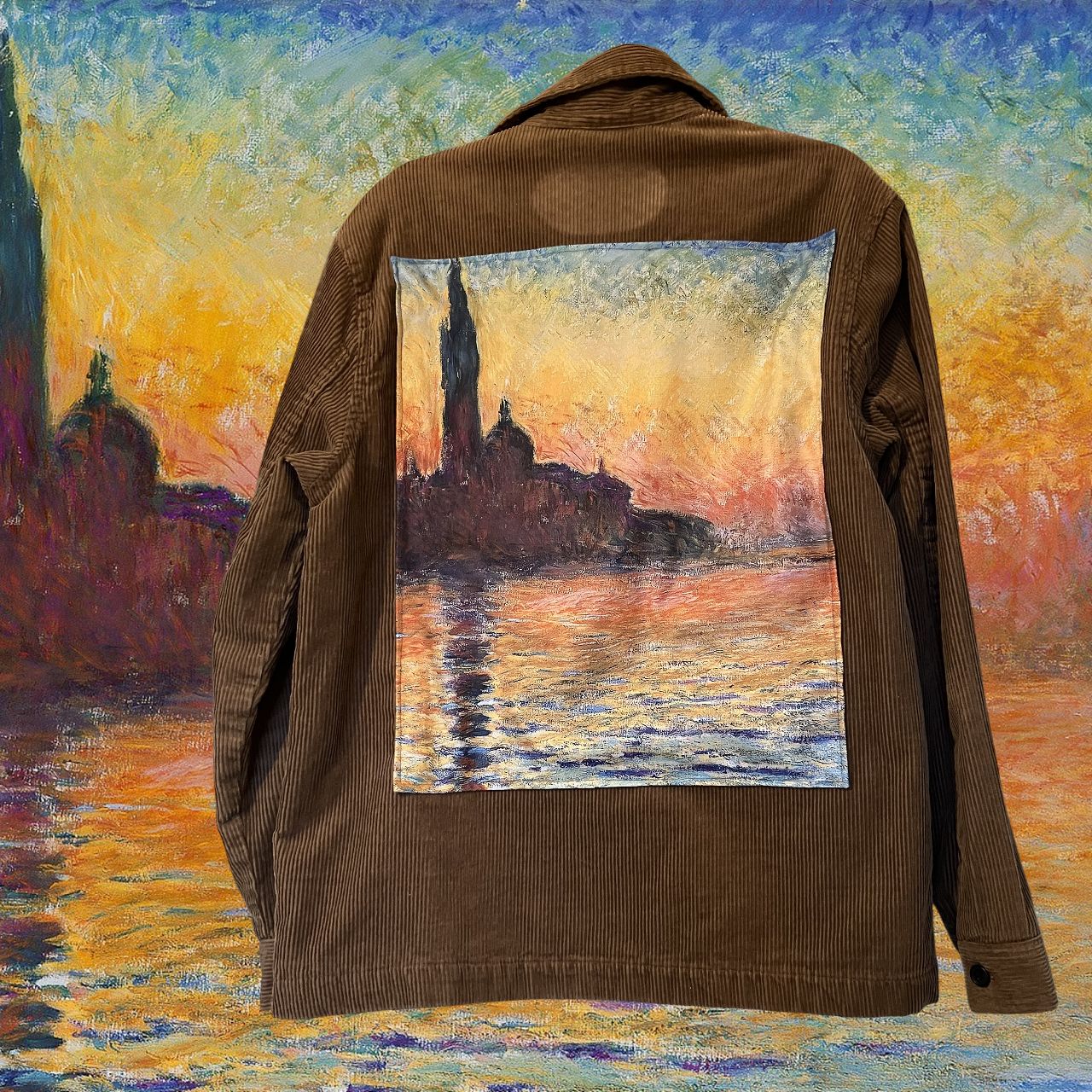 Veste velours Claude Monet : L’élégance impressionniste