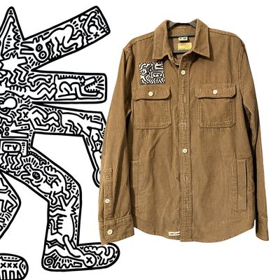 Veste velours Keith Haring : L’art urbain à porter