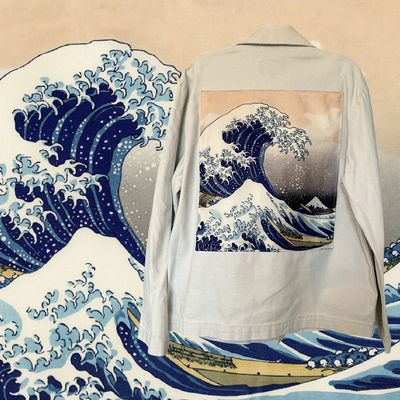 Veste Style workwear Hokusai : L'art de la grande vague