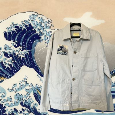 Veste Style workwear Hokusai : L'art de la grande vague