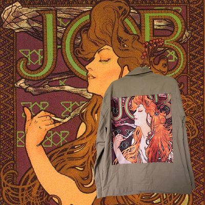 Veste Style workwear Affiche Job Alfons Mucha