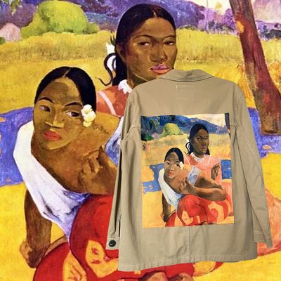 Veste Style workwear Paul Gauguin Nafea Faa Ipoipo