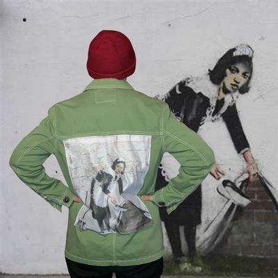 Veste Style workwear Banksy Sweeping it under the carpet